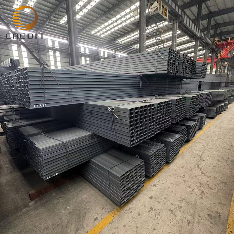 channel‑steel‑hot‑rolled‑u‑channel‑steel‑bundles‑factory‑storage